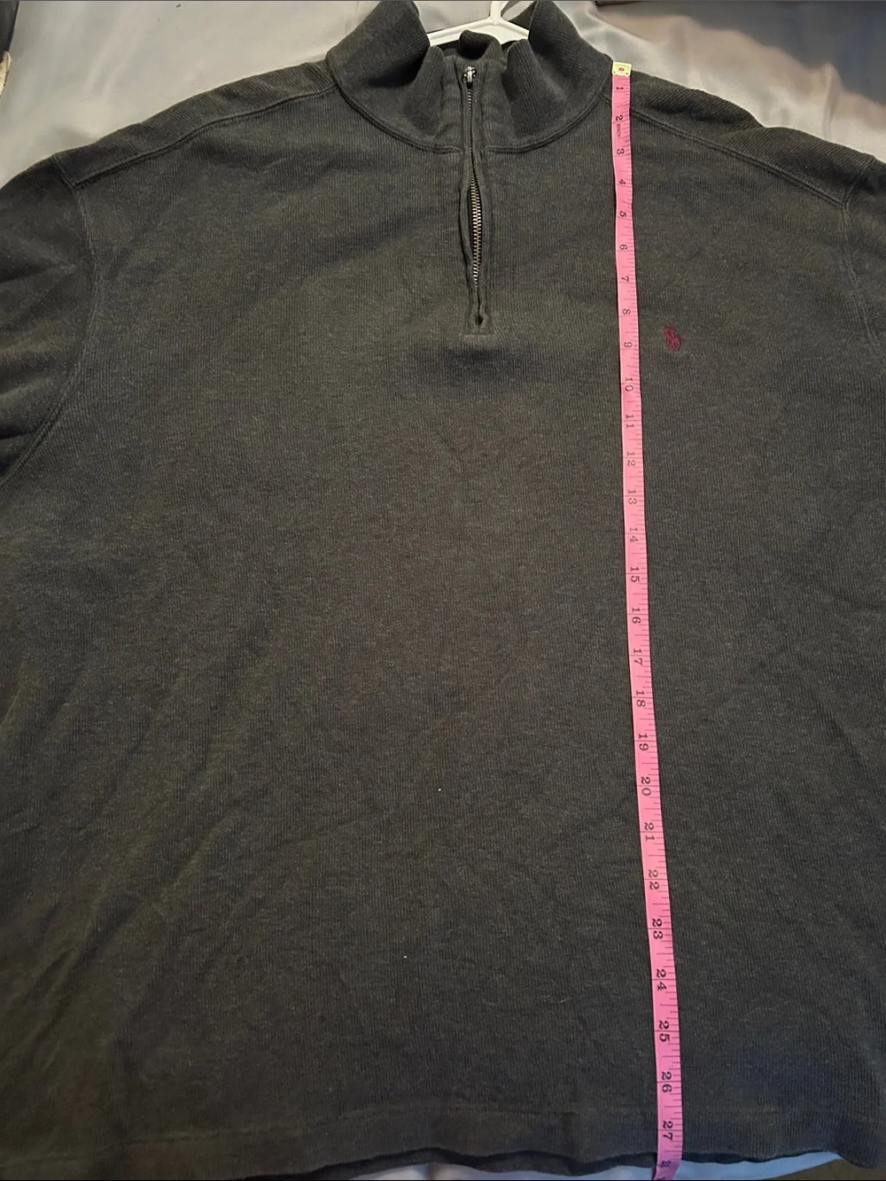 Polo by Ralph Lauren Charcoal/Gray Pullover Quarter Zip. Men’s Size XL.